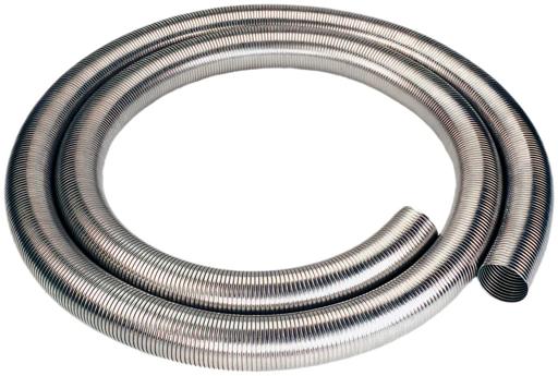 SHLPDFM Tuyau Flexible Universel Inox 63,5 X 152 Mm - Longueur Totale 254 Mm