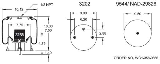 Firestone - FIRW01-358-9069 - W01-358-9069