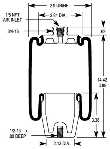Firestone - FIRW02-358-7012 - W02-358-7012