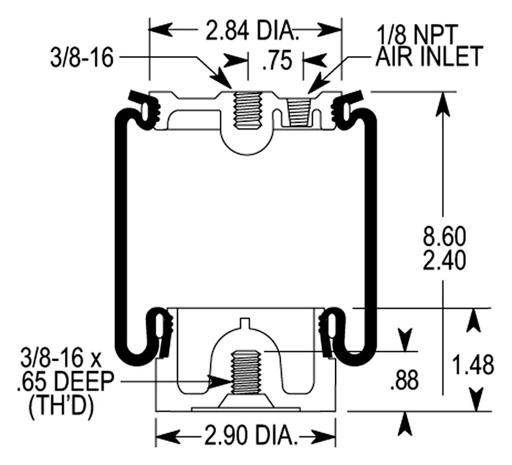Firestone - FIRW02-358-7035 - W02-358-7035