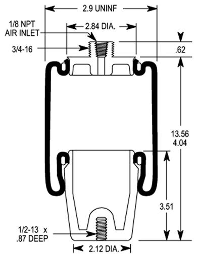 Firestone - FIRW02-358-7040 - W02-358-7040