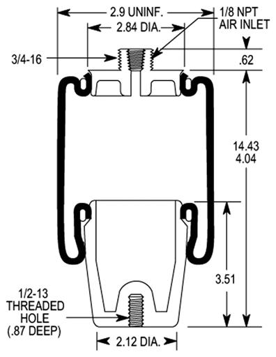 Firestone - FIRW02-358-7042 - W02-358-7042
