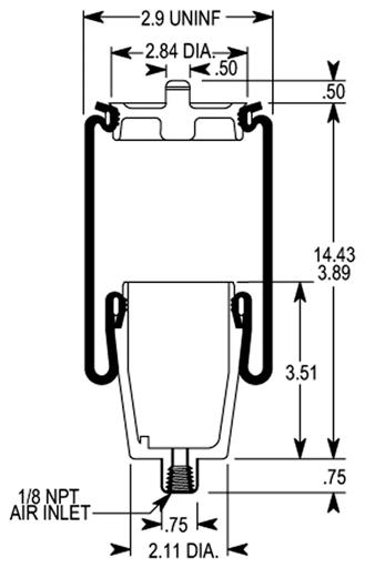 Firestone - FIRW02-358-7056 - W02-358-7056