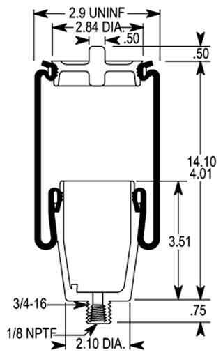 Firestone - FIRW02-358-7074 - W02-358-7074