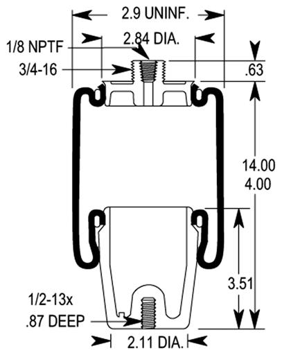 Firestone - FIRW02-358-7080 - W02-358-7080