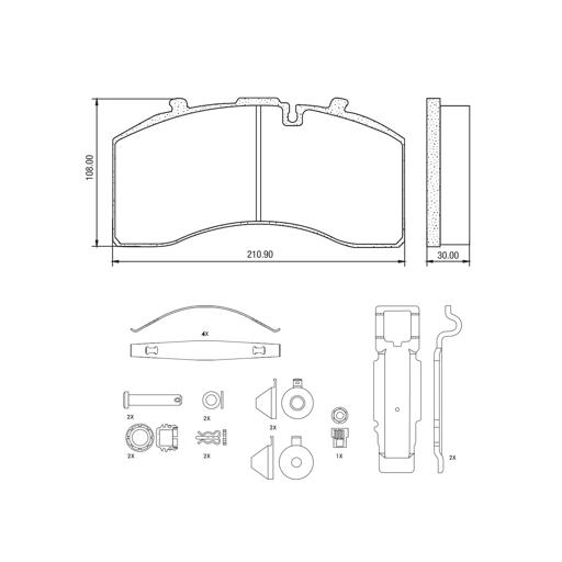 Haldex - MIDMPBD1369CV - MPBD1369CV