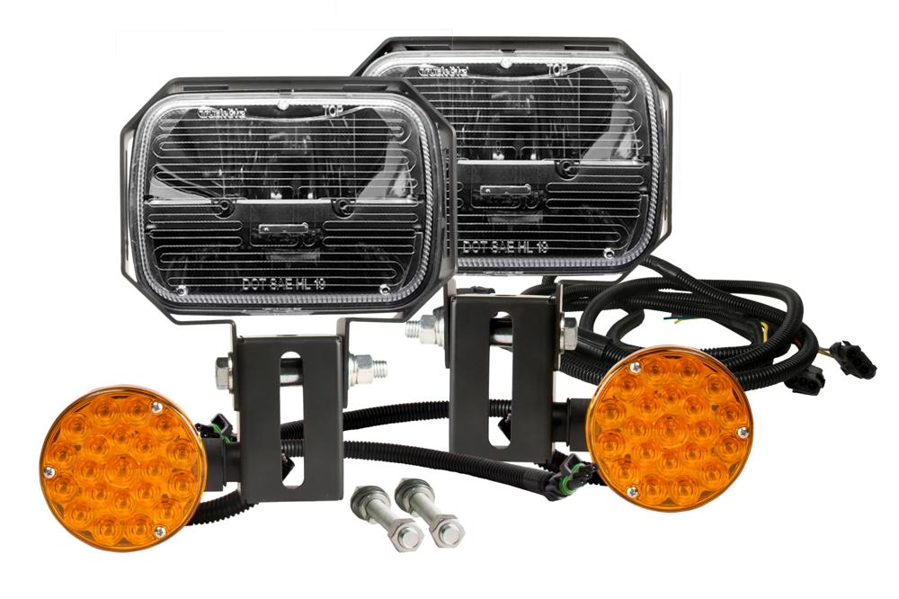TRL 80985 | Snow Plow Headlight, Heated Lens, LED, 5 in. x 7 in