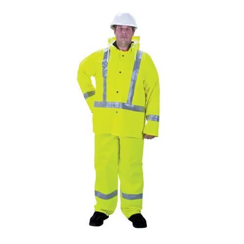 Combinaisons de pluie, jaune