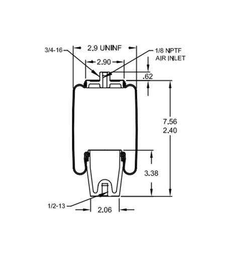Firestone - FIRW02-358-7017 - W02-358-7017