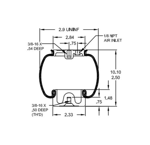 Firestone - FIRW02-358-7038 - W02-358-7038