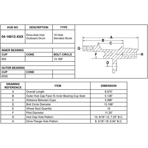 Meritor - ROC0416012002 - 0416012002