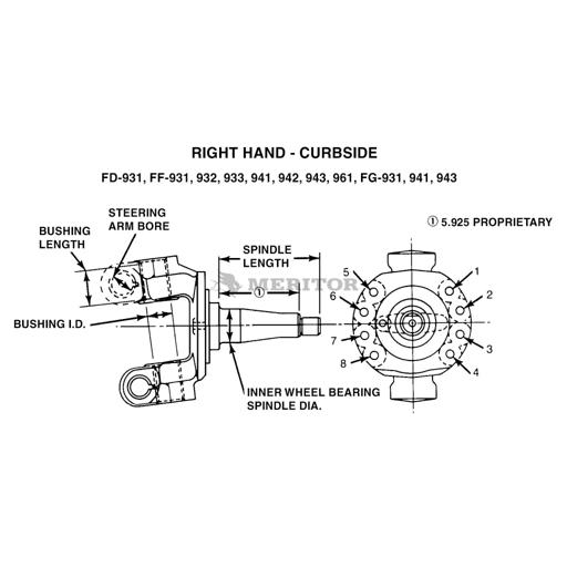 Meritor - ROCA3111W3247 - A3111W3247