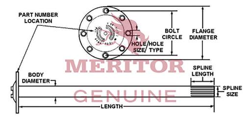 Meritor - ROC3202Q8805 - 3202Q8805