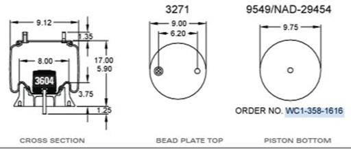 Firestone - FIRWC1-358-1616 - WC1-358-1616