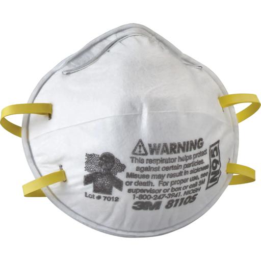 Respirateur, particules