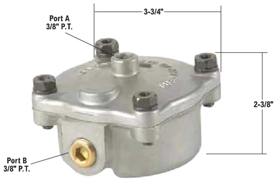 BEN 281923N | Bendix DV-2 Automatic Reservoir Drain Valve with 3/8-18 ...