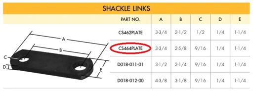 HD Plus - UTRCS464PLATE - CS464PLATE