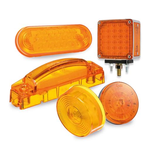 Clearance Marker Lights & Stop, Amber & Yellow