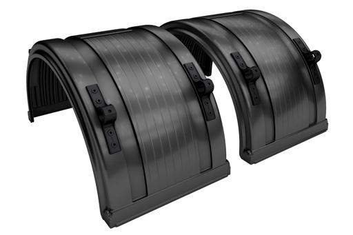 Ailes, un essieu (Single Axle Fenders)