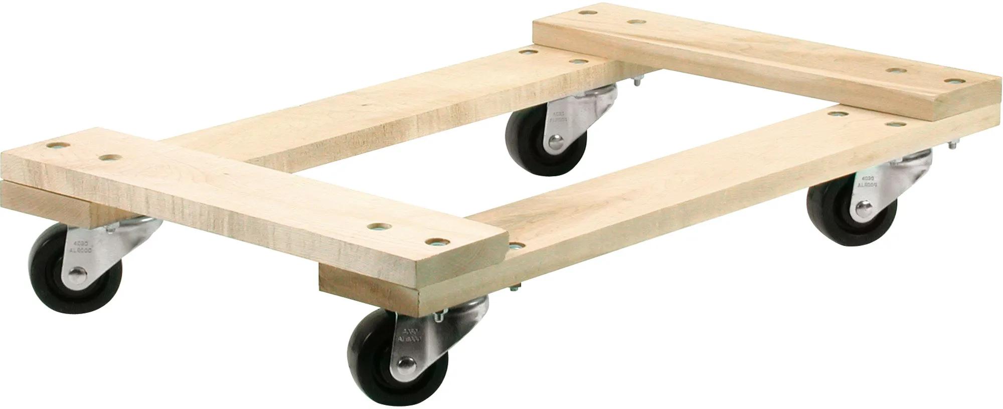 SCN MA186 | Wood Dollies - Medium-Duty, Polyolefin Wheels, 900 lbs ...