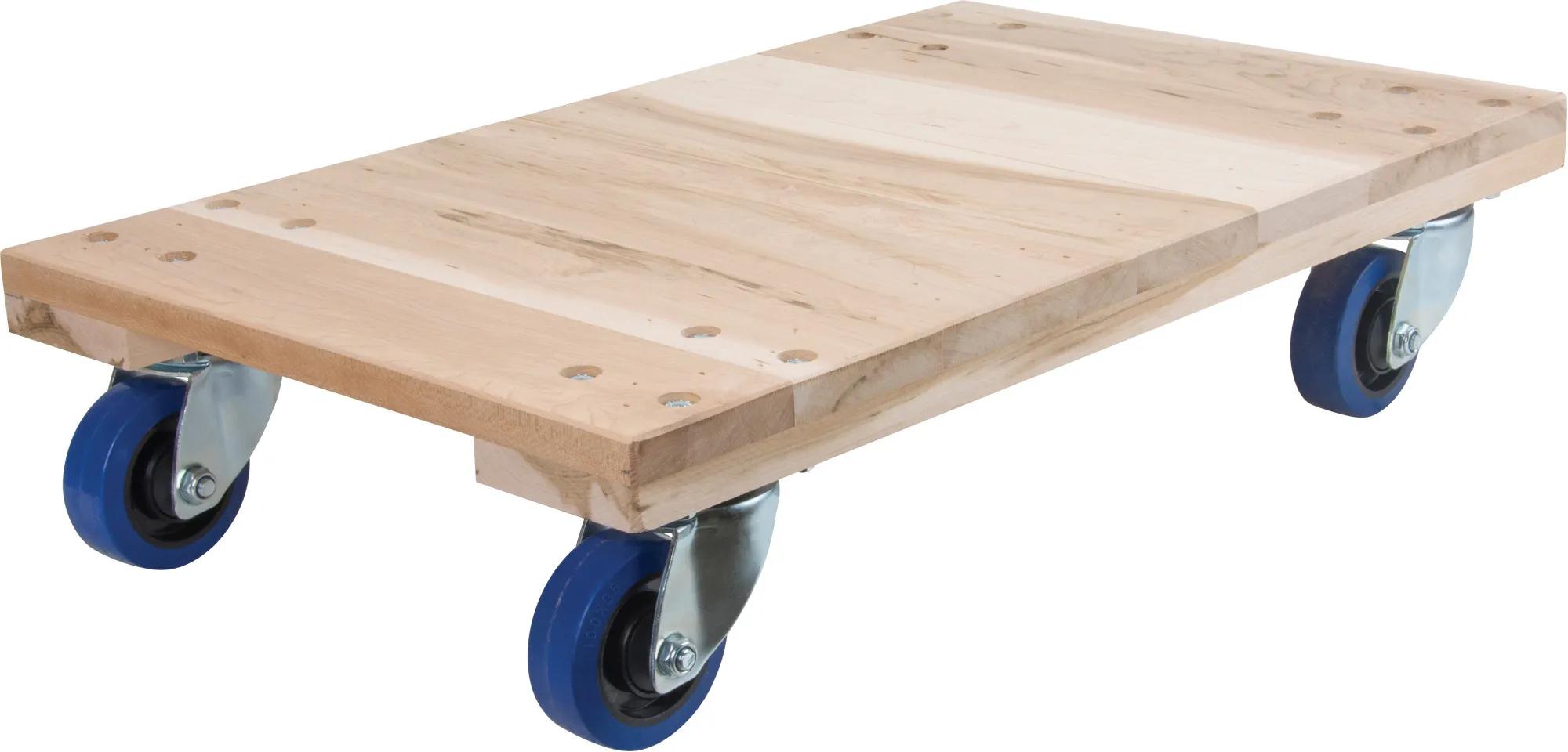 SCN MP093 | Heavy-Duty Solid Wood Dollies, Rubber Wheels, 1400 lbs ...