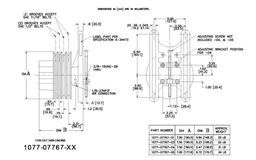 Kit Masters - KMR1077-07767-05 - 1077-07767-05