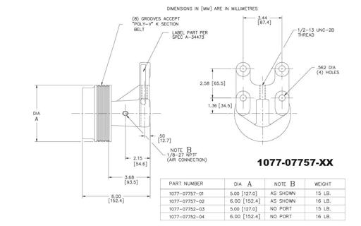 Kit Masters - KMR1077-07757-01 - 1077-07757-01