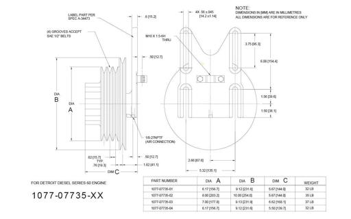 Kit Masters - KMR1077-07735-01 - 1077-07735-01