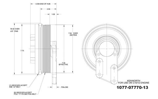 Kit Masters - KMR1077-07770-13 - 1077-07770-13
