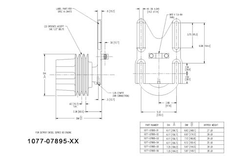 Kit Masters - KMR1077-07895-04 - 1077-07895-04