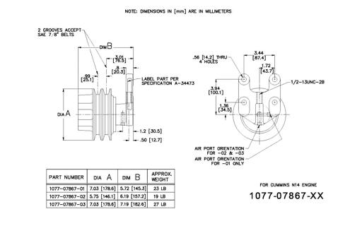 Kit Masters - KMR1077-07867-03 - 1077-07867-03