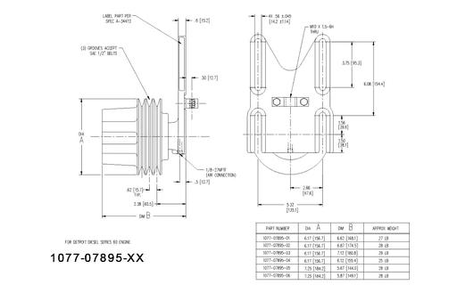 Kit Masters - KMR1077-07895-02 - 1077-07895-02