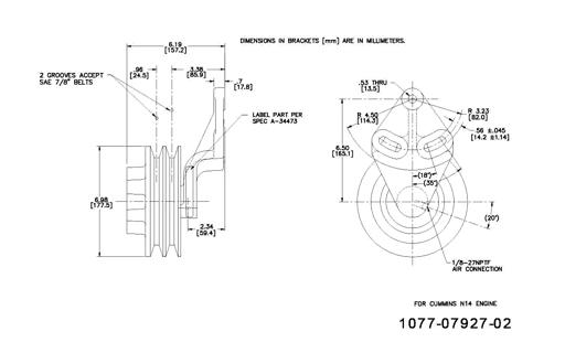 Kit Masters - KMR1077-07927-02 - 1077-07927-02