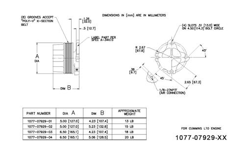 Kit Masters - KMR1077-07929-03 - 1077-07929-03