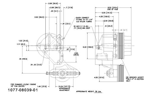 Kit Masters - KMR1077-08039-01 - 1077-08039-01