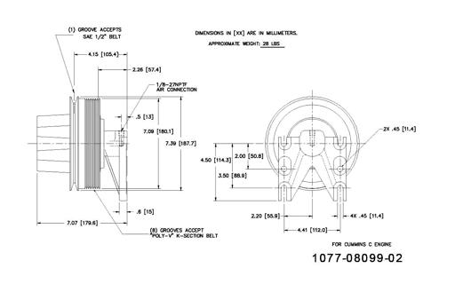 Kit Masters - KMR1077-08099-02 - 1077-08099-02