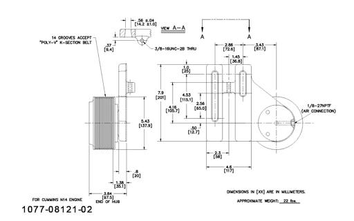 Kit Masters - KMR1077-08121-02 - 1077-08121-02