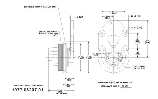 Kit Masters - KMR1077-08207-01 - 1077-08207-01