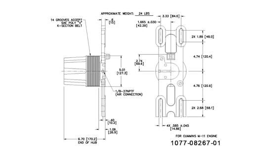 Kit Masters - KMR1077-08267-01 - 1077-08267-01