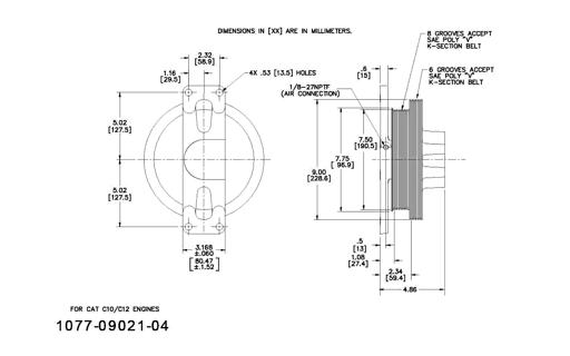 Kit Masters - KMR1077-09021-04 - 1077-09021-04