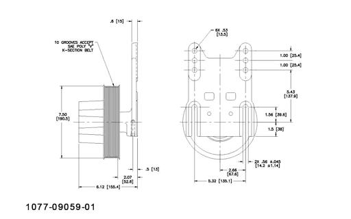 Kit Masters - KMR1077-09059-01 - 1077-09059-01