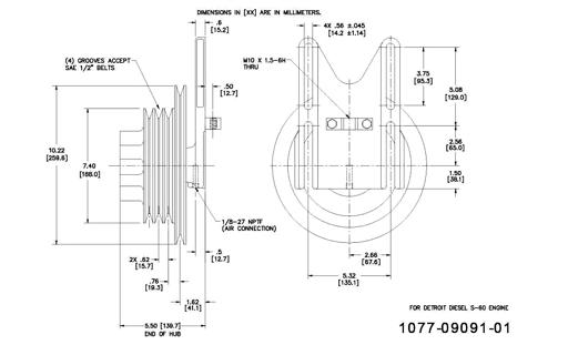 Kit Masters - KMR1077-09091-01 - 1077-09091-01