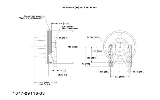 Kit Masters - KMR1077-09116-03 - 1077-09116-03