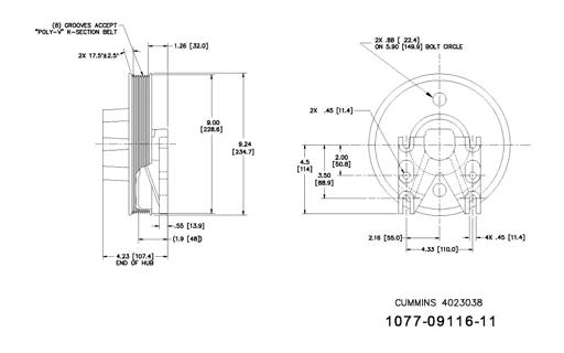 Kit Masters - KMR1077-09116-11 - 1077-09116-11