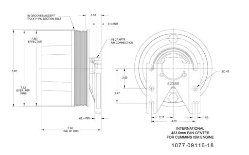 Kit Masters - KMR1077-09116-18 - 1077-09116-18