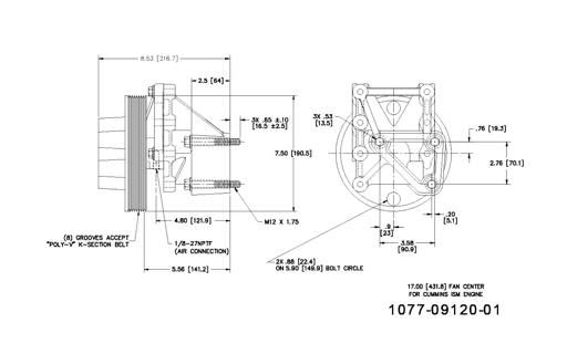 Kit Masters - KMR1077-09120-01 - 1077-09120-01