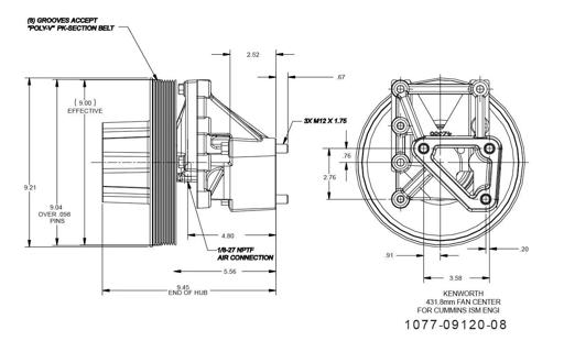 Kit Masters - KMR1077-09120-08 - 1077-09120-08