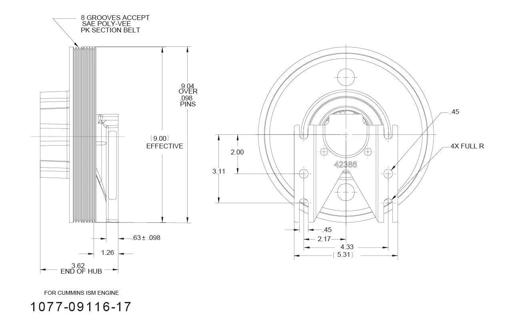 Kit Masters - KMR1077-09116-17 - 1077-09116-17