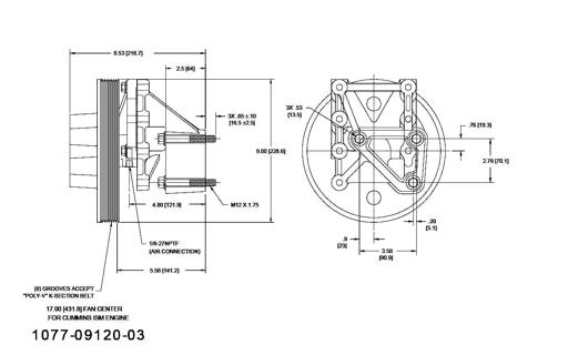 Kit Masters - KMR1077-09120-03 - 1077-09120-03