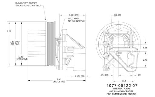 Kit Masters - KMR1077-09122-07 - 1077-09122-07